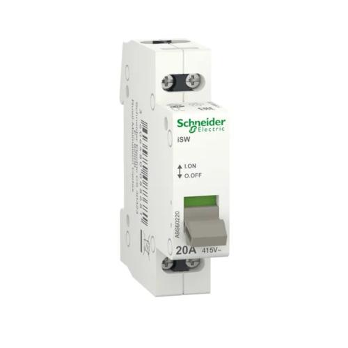 Brytarfrånskiljare Acti9 iSW 2Poler 20A 415V IP20 Schneider Electric