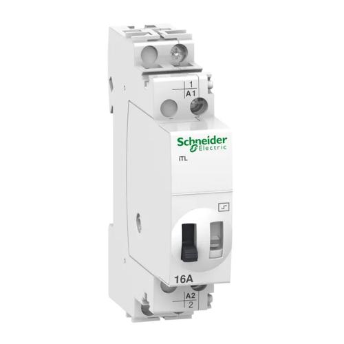 Impulsrelæ Acti9 iTL 1Polet 16A 12VDC/24VAC Spole Schneider Electric