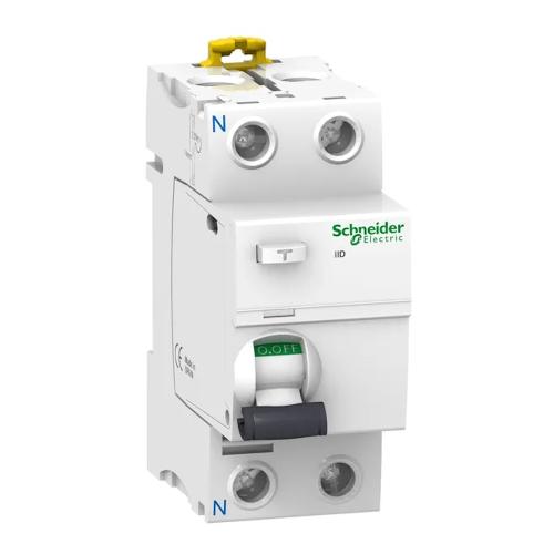 Restströmsbrytare Acti9 iID 2Poler 25A 230V 30mA IP20 Schneider Electric