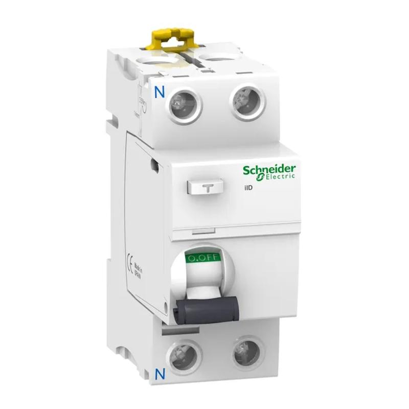 Restströmsbrytare Acti9 iID 2Poler 40A 230V 30mA IP20 Schneider Electric
