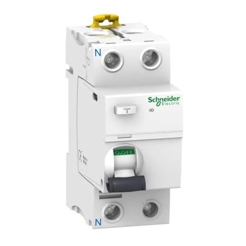 Restströmsbrytare Acti9 iID 2Poler A-Typ 25A 230V IP20 Schneider Electric