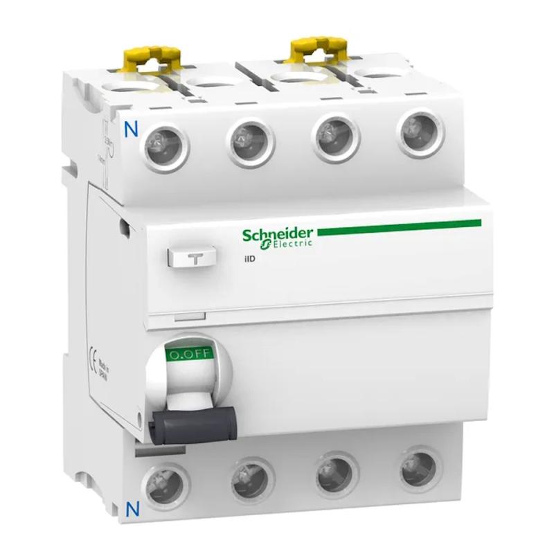 Restströmsbrytare Acti9 iID 4Poler 40A 415V 300mA IP20 Schneider Electric