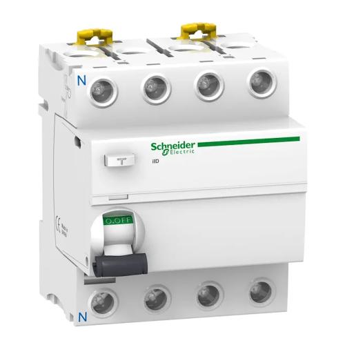 Restströmsbrytare Acti9 iID 4Poler 40A 415V 300mA IP20 Schneider Electric
