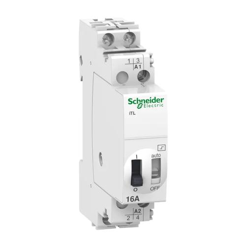 Impulsrelæ Acti9 iTL 2Polet 16A 12VDC/24VAC Spole Schneider Electric