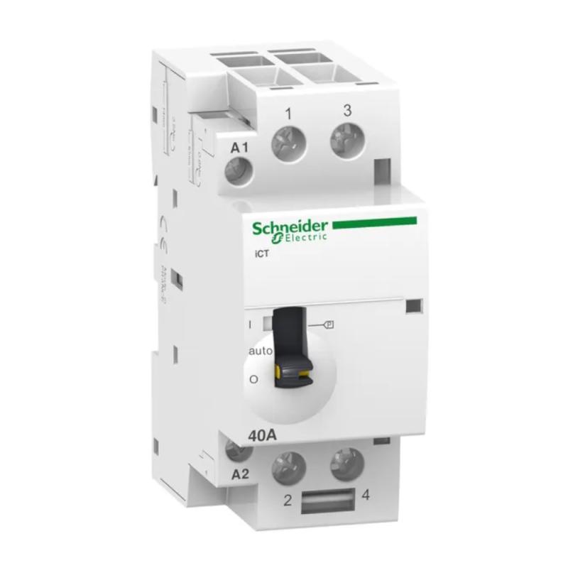 Modulär Kontaktor Acti9 iCT 2Poler 5250W 220-240V IP20 Schneider Electric