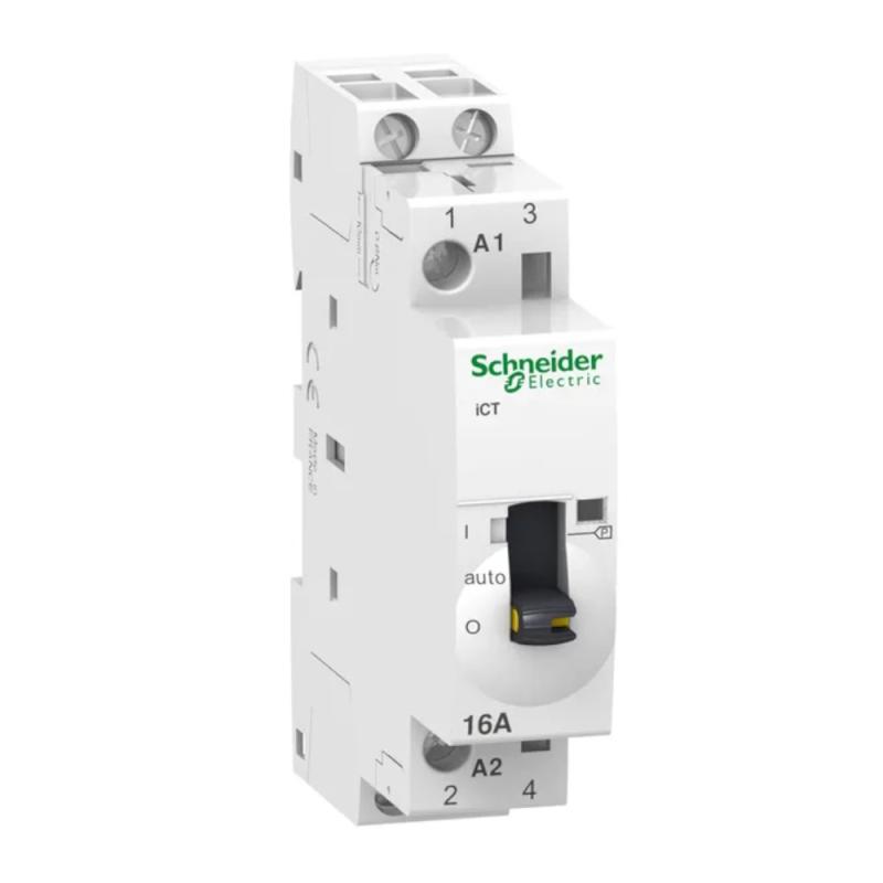 Modulär Kontaktor Acti9 iCT 2Poler 16A 2000W 230-240V IP20 Schneider Electric