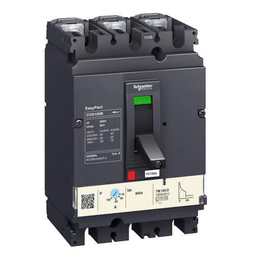 Afbryder EasyPact CVS100B 3Polet 100A 440V IP40 Schneider Electric