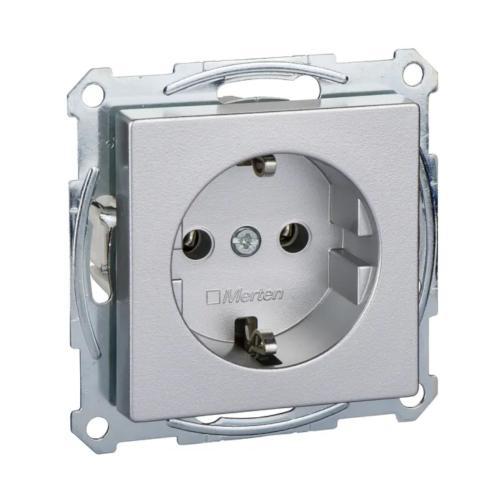 Merten System M Schuko Stikkontakt 2Polet+Jord 16A 250V IP20 Schneider Electric