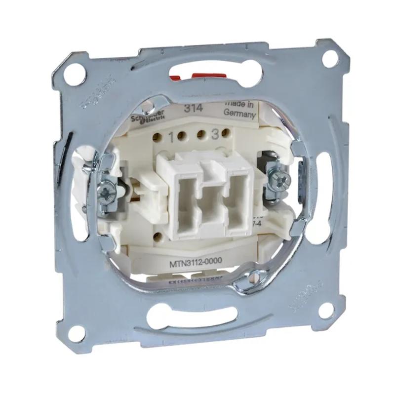 Merten Inserts Envägs Växla 2Poler 10A 250V IP20 Schneider Electric
