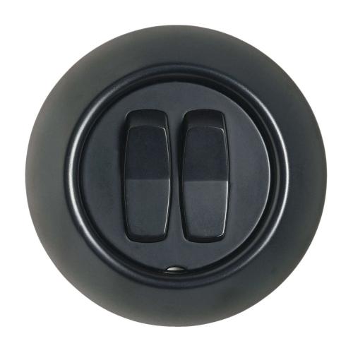 Renova Vippeafbryder 2 Kredsløb 16A 250V IP20 Sort Schneider Electric