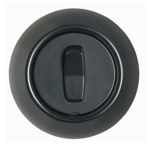 Renova Rocker Switch 2-Way 16A 250V Black Schneider Electric