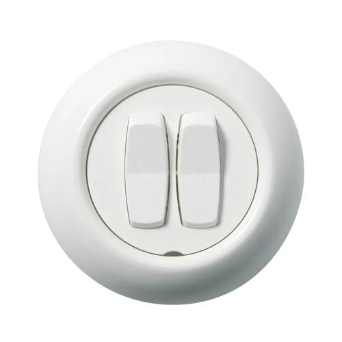 Vippeafbryder Renova Trappe 1-Polet 2-Vejs 16A 250V IP20 Hvid Schneider Electric