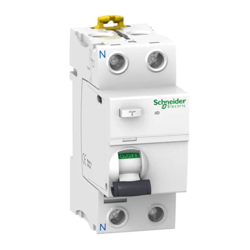 Restströmsbrytare Acti9 iID 2Poler A-Typ 40A 230V IP20 Schneider Electric