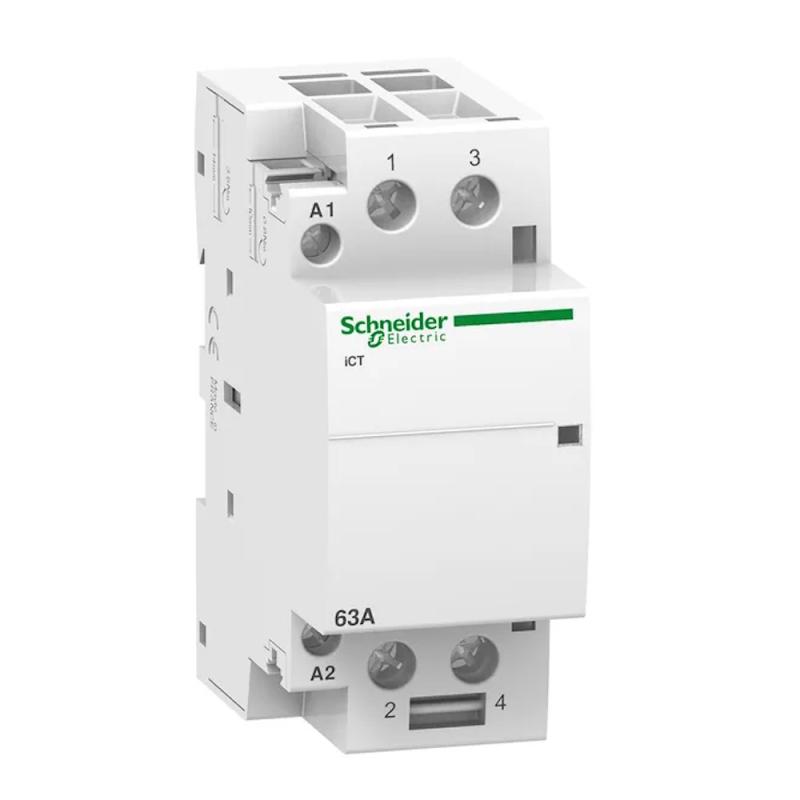 Kontaktor Acti9 iCT 2Poler 63A 7500W 220-240V IP20 Schneider Electric