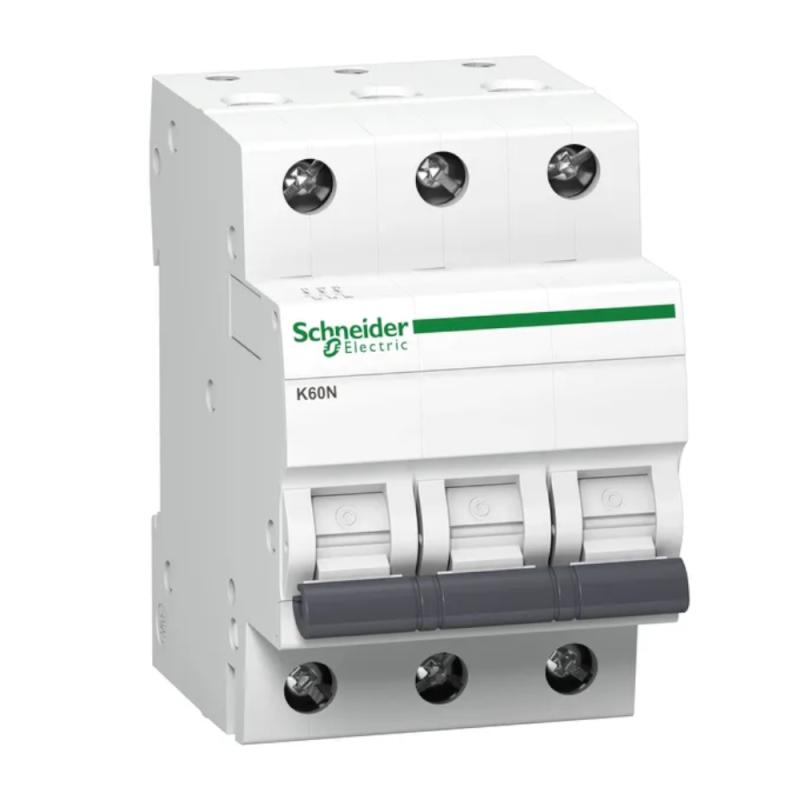 Miniatyrbrytare ​Acti9 K60N 3Poler ​B-Kurva 16A IP20 Schneider Electric