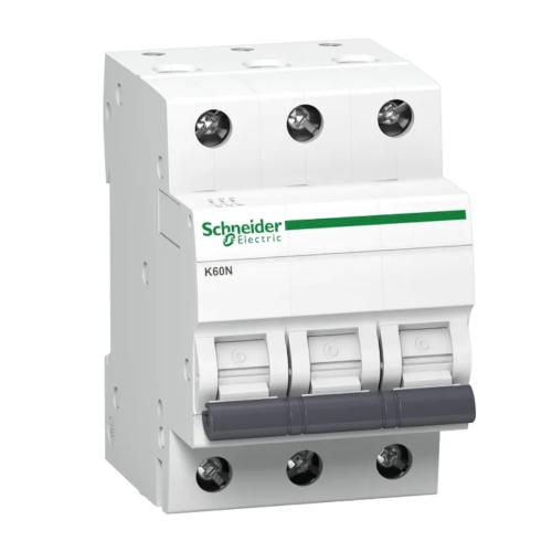 Miniature Afbryder Acti9 K60N 3Polet B-Kurve 16A IP20 Schneider Electric