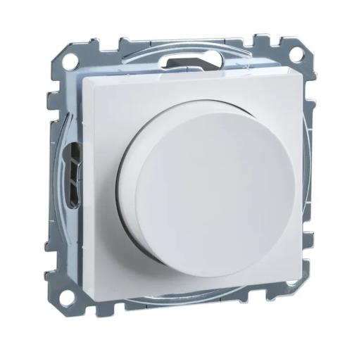 LED Rotary Dimmer Exxact Universal 400W 230V IP20 White Schneider Electric