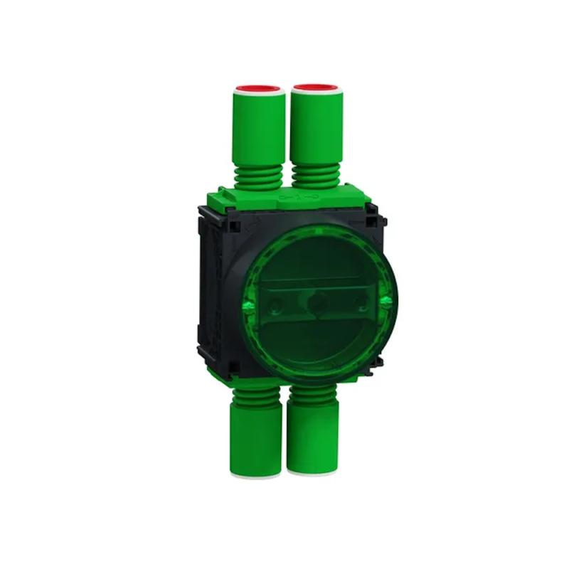 Apparatdosa Multifix Abox 1Modul 4 Flexibel Stubs 24-39mm IP30 Schneider Electric