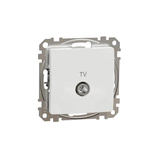 Sedna Design TV Kontakt 4db IP20 Vit Schneider Electric