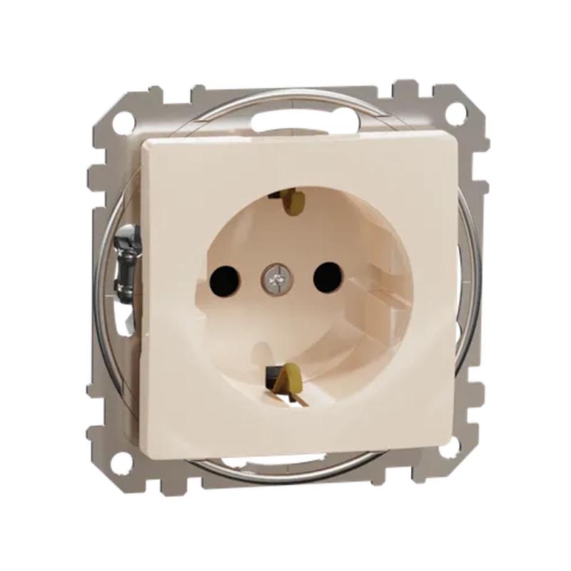 Sedna Design Och Elements Uttag 2Poler+J 16A 250V IP20 Schneider Electric