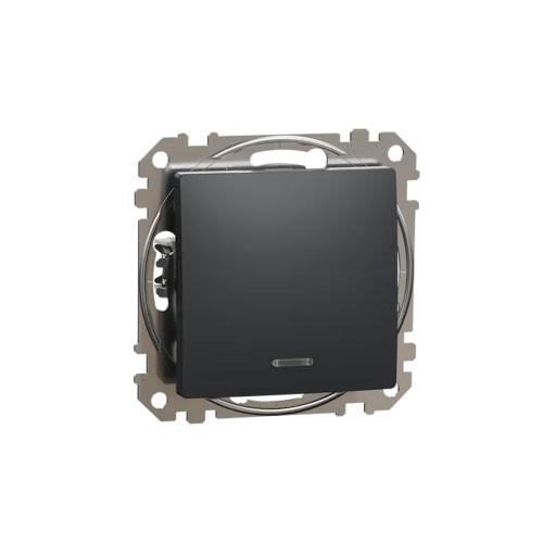 Sedna Design Och Element 1-Vägs Växla 2300W 250V IP20 Antracit Schneider Electric