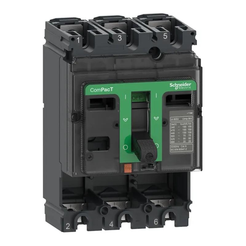 Grundram ComPacT NSX160H 3Poler 160A 690V IP40 Schneider Electric
