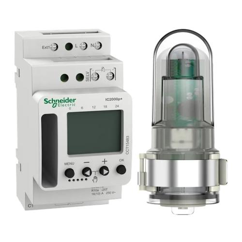 Programmerbar Skymning Växla Acti9 IC2000p+ 16A 230V Schneider Electric