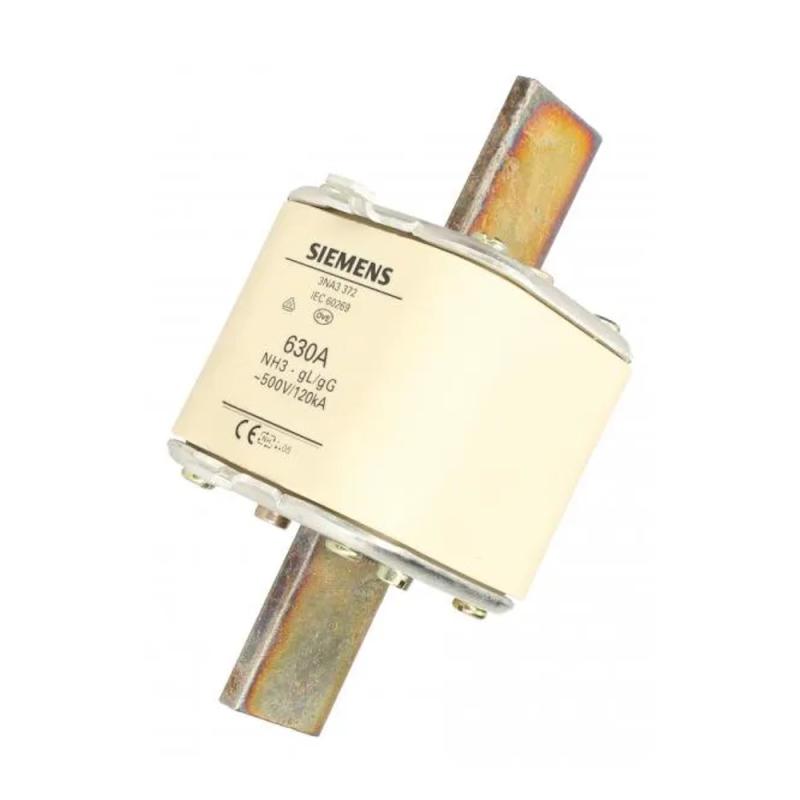 LV HRC Säkringselement NH3 630A 120kA 500VAC/440VC 3st Siemens