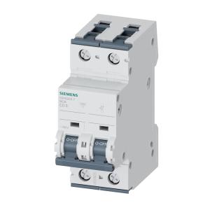 Miniature Circuit Breaker 2Poles C-Curve 0.5A 6kA 400V IP20 Siemens