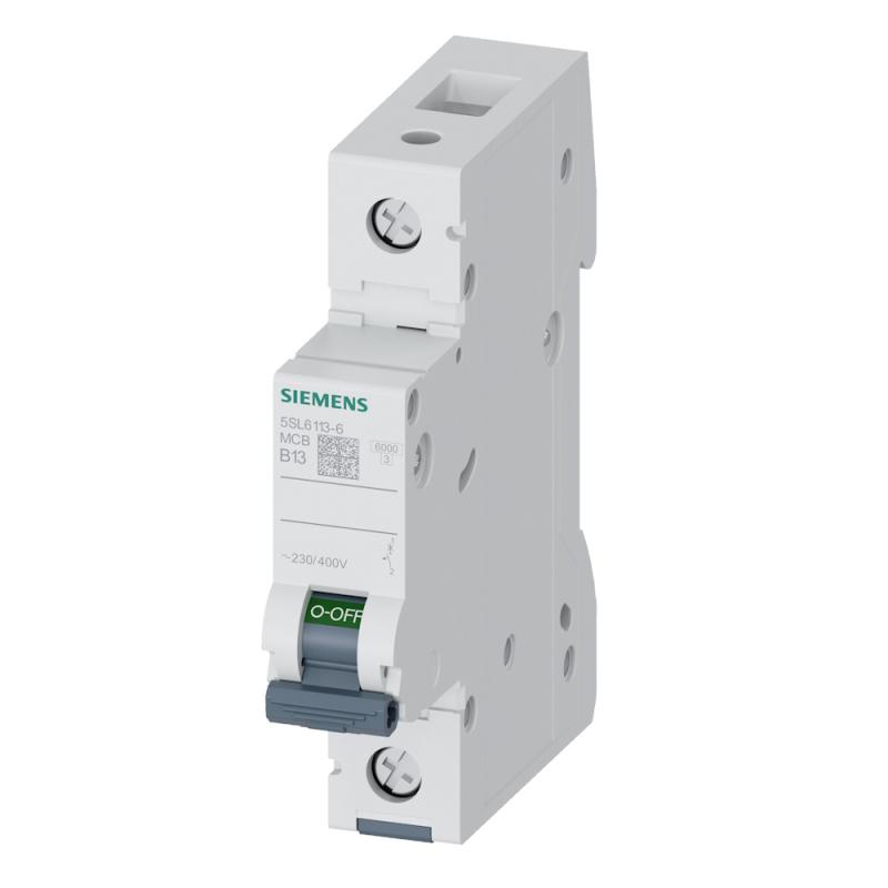 Miniatyrbrytare 1Pol B-Kurva 13A 6kA 230/400V IP20 Siemens