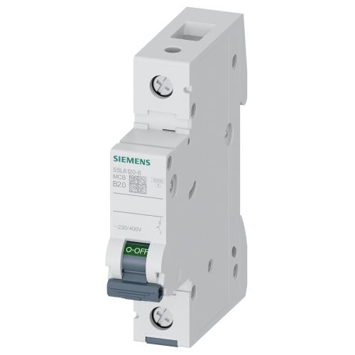 Miniature Circuit Breaker 1Pole B-Curve 20A 6kA 230-400V IP20 Siemens