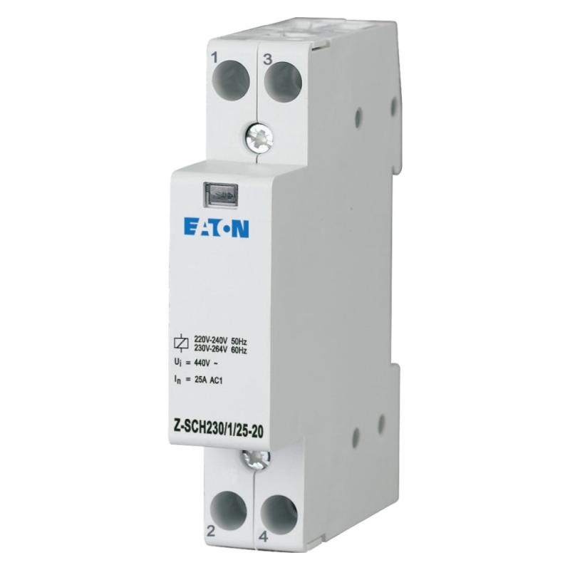 Installationskontaktor 25A 230VAC IP40 2st Eaton