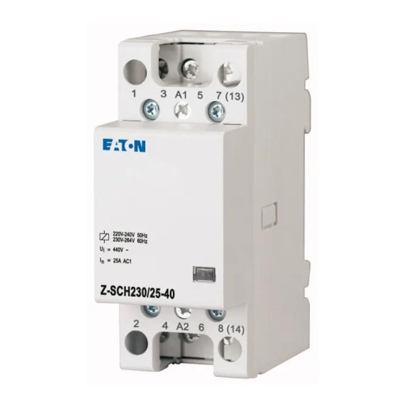 Installation Kontaktor 2HP 230VAC 25A IP40 Eaton