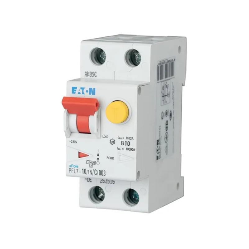 RCD/MCB Kombination 1Pol+N AC-Typ B-Kurva 10A 30mA 230V IP20 Eaton