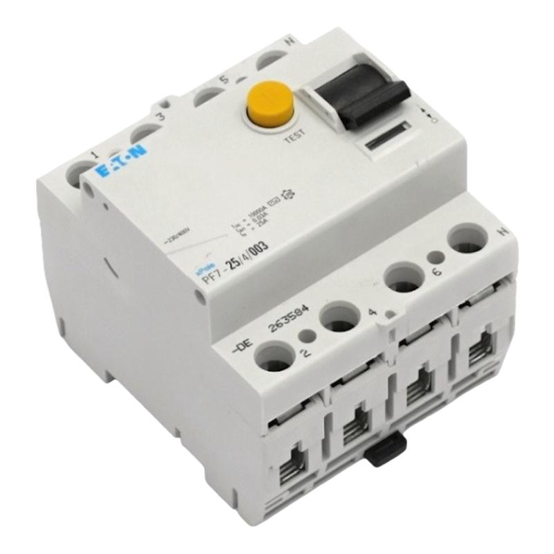 Restströmsbrytare 4Poler A-Typ 25A 30mA 400V IP20 Eaton