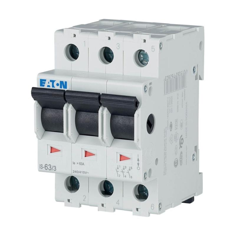 Huvudströmbrytare 3Poler 63A 240-415V IP40 Eaton
