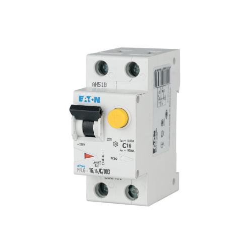 RCD/MCB Kombination 1Pol+N C-Kurva AC-Typ 16A 30mA 230V IP20 Eaton