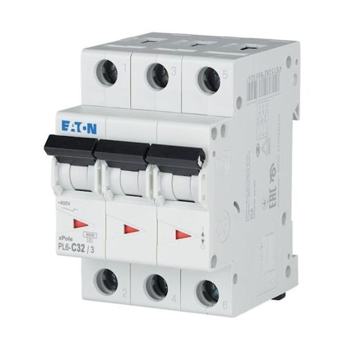 Miniatureafbryder 3Polet C-Kurve 32A 400V IP20 Eaton