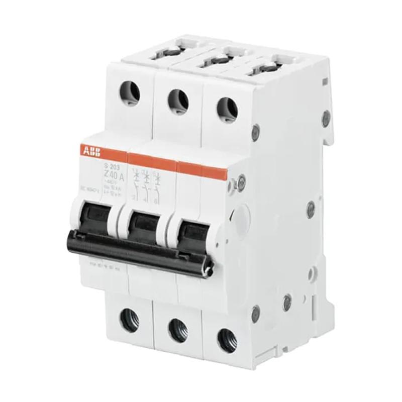 Miniatyrbrytare 3Poler Z-Kurva 40A 6kA 400V IP20 ABB