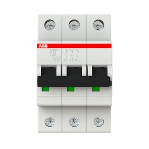 Miniature Afbryder 3Polet C-Kurve 32A 6kA 400V IP20 ABB