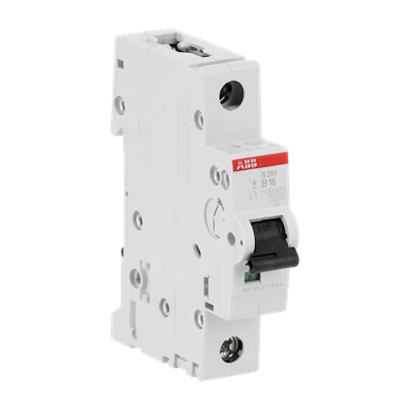 Miniatyrbrytare 1Pol B- Kurve 16A 6kA 230V ABB