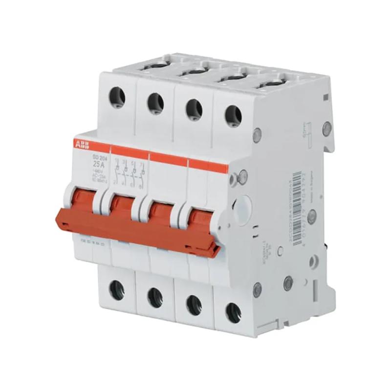 Brytarfrånskiljare 4Poler 25A ABB