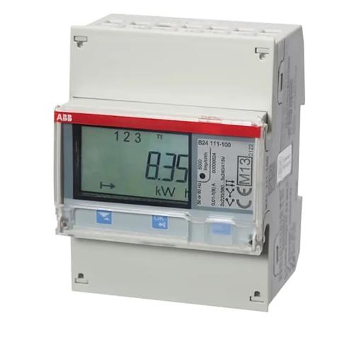 Energimåler 'Stål' IR-Port 3-Faset 1A 230-240 V IP20 ABB