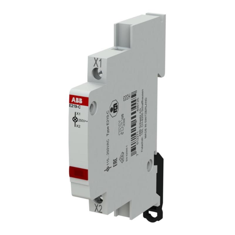 Indikeringsljus 16A 115-230V IP20 Röd LED ABB
