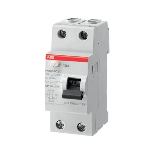Reststrømsafbryder 2Polet 25A 30mA 230V ABB