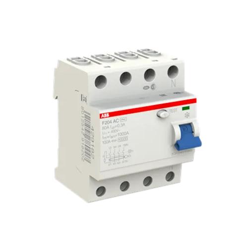 Reststrømsafbryder 4Polet 80A A-Typ 300mA 400V ABB