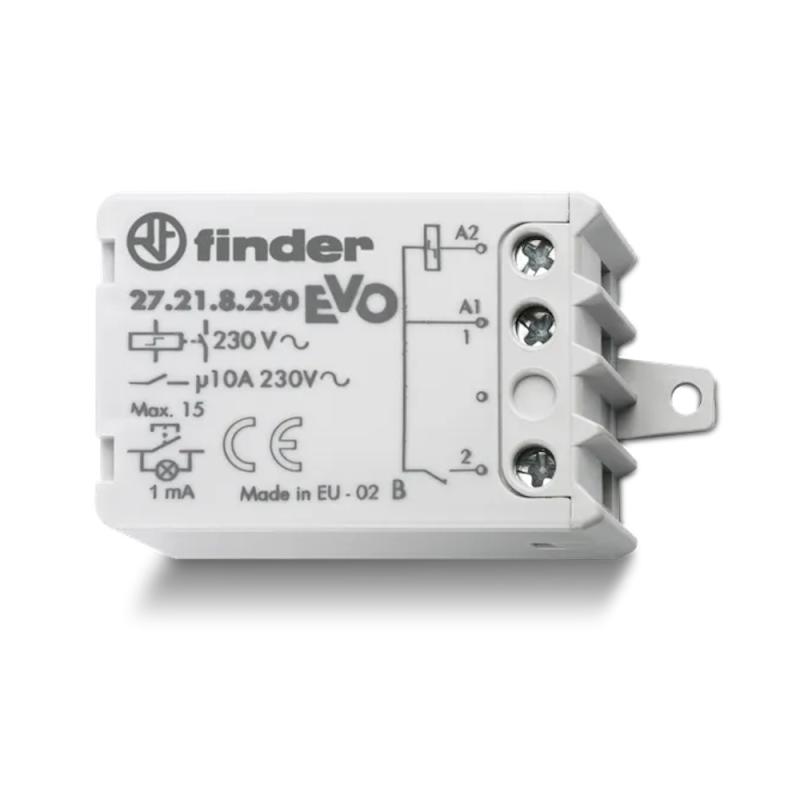 Stegreläer 10A 184-253V IP20 10st Finder