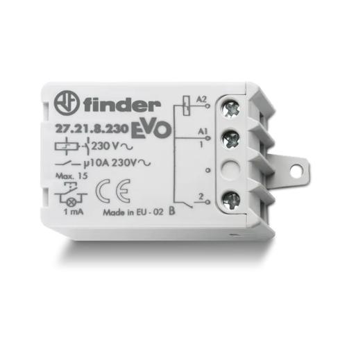 Trinrelæ 10A 184-253V 10stk Finder