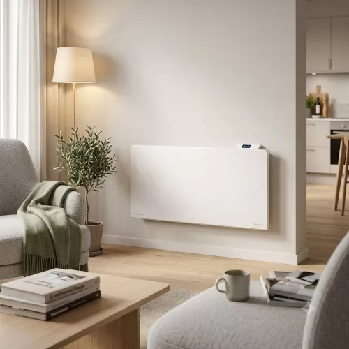 WallFlex 500 Elradiator 1000W 230V IP24 Vit Ebeco 8501203