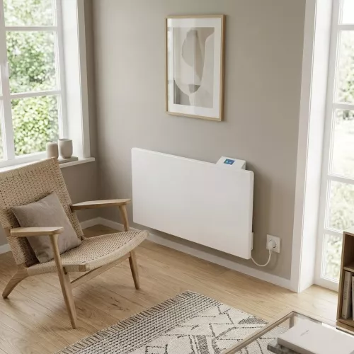 WallFlex 500 Elradiator 600W 230V IP24 Vit Ebeco 8501201